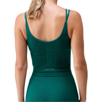 Born Living Yoga Sujetador Yoga SHANTALA VERDE vista trasera