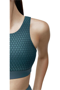 Born Living Yoga Sujetador Yoga YUTO GRIS vista detalle