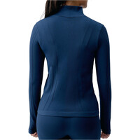 Born Living Yoga top aerobic niño INDIA AZUL vista trasera