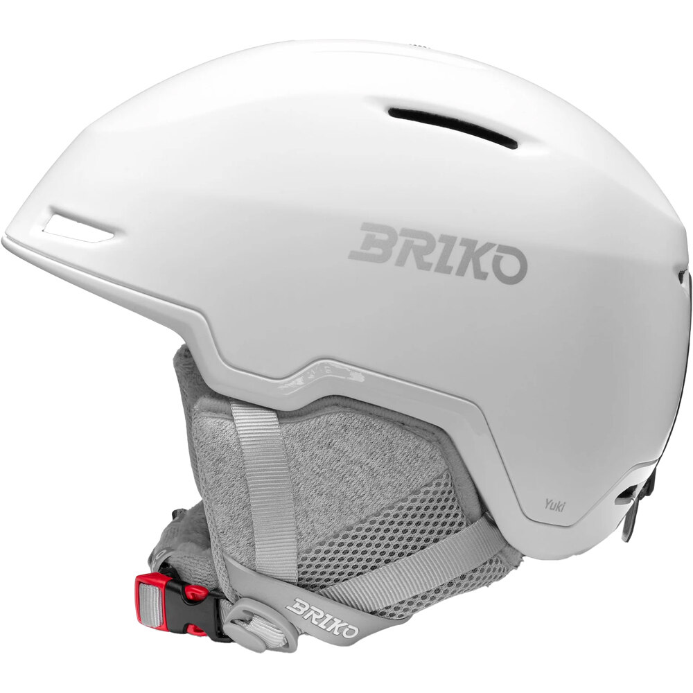 Briko casco esquí YUKI MATT SHINY BLANCO 01