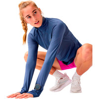 Brooks camiseta entrenamiento manga corta mujer DASH 3.0 AZUL vista detalle