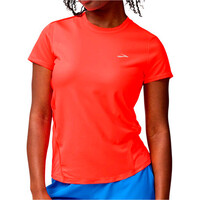 Brooks camiseta entrenamiento manga corta mujer SPRINT FREE 3.0 NARANJA vista frontal