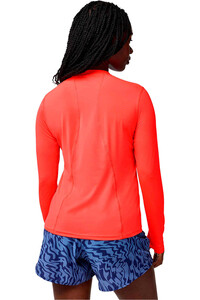 Brooks camiseta entrenamiento manga corta mujer SPRINT FREE 3.0 NARANJA vista trasera