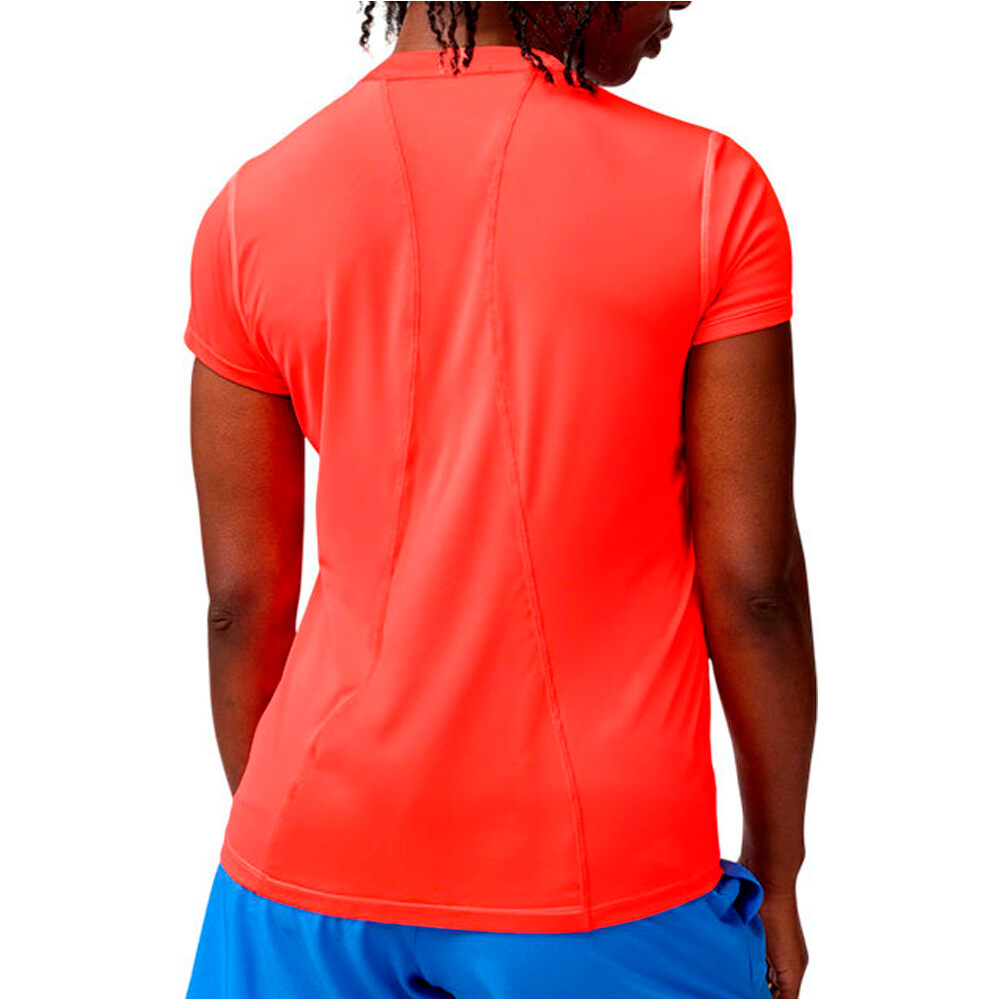 Brooks camiseta entrenamiento manga corta mujer SPRINT FREE 3.0 NARANJA vista trasera