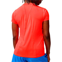 Brooks camiseta entrenamiento manga corta mujer SPRINT FREE 3.0 NARANJA vista trasera