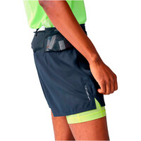 Brooks pantaloneta técnica hombre HIGH POINT 5 2-IN-1 2.0 AZUL vista trasera