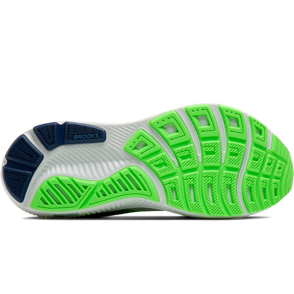 Brooks zapatilla running hombre GHOST 17 GRIS vista superior