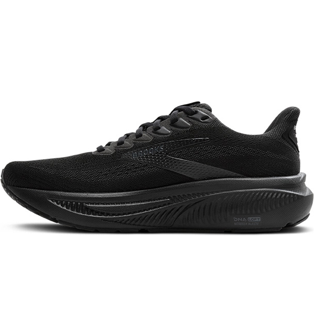 Brooks zapatilla running hombre GHOST 17 NEGRO puntera
