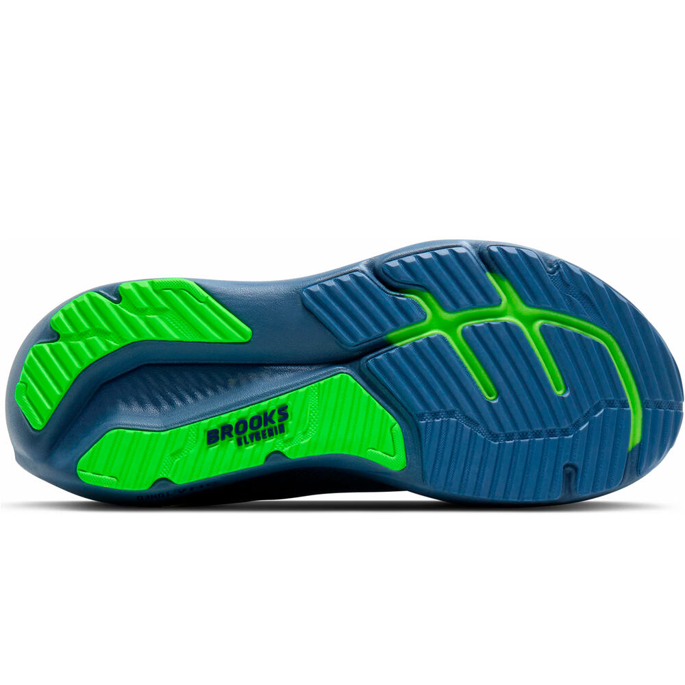 Brooks zapatilla running hombre GLYCERIN 23 AZUL vista superior