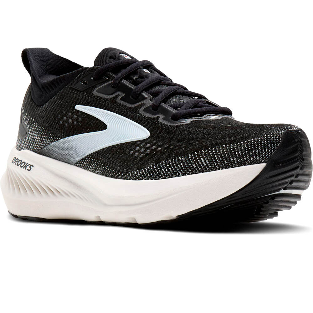 Brooks zapatilla running hombre GLYCERIN 23 NEGRO lateral interior