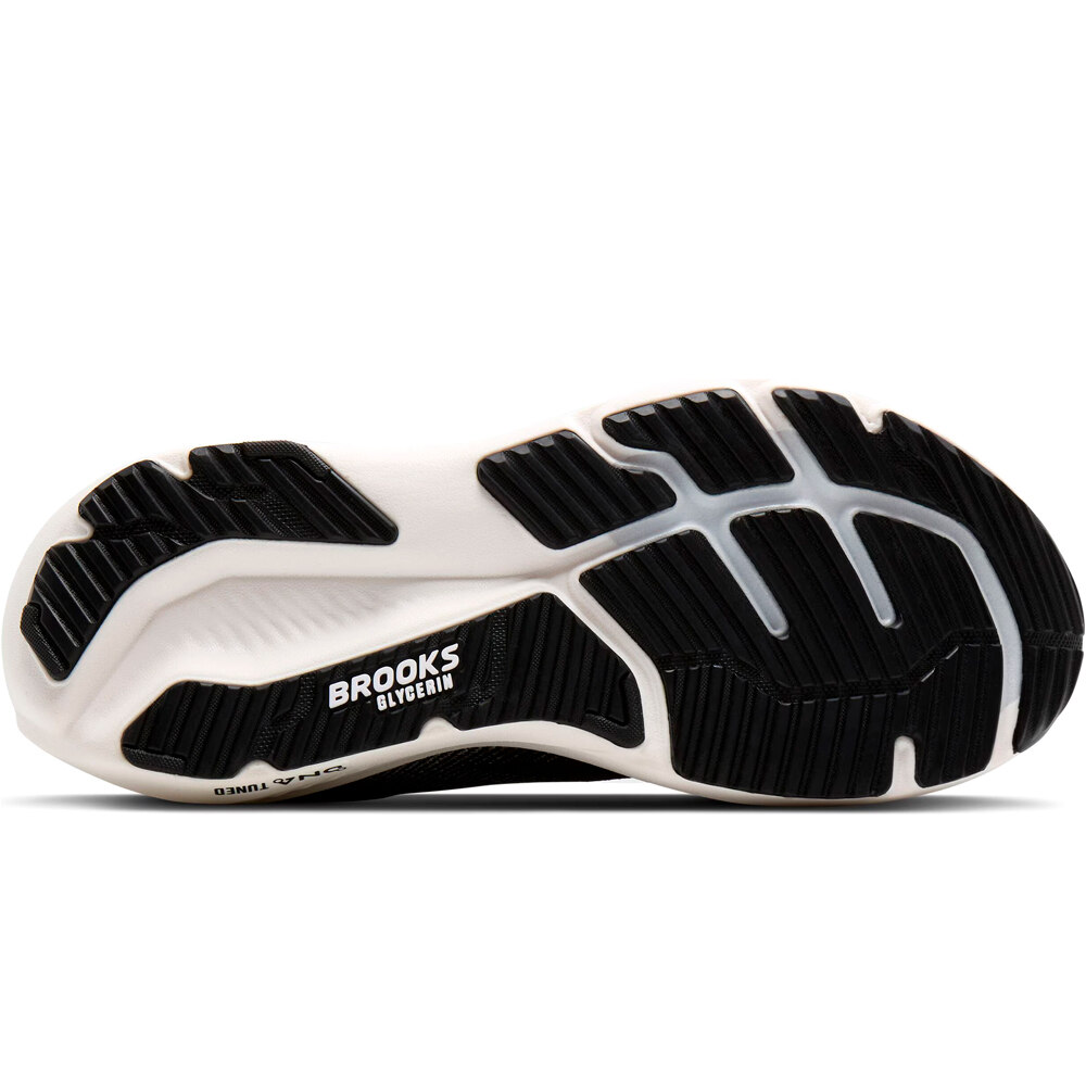 Brooks zapatilla running hombre GLYCERIN 23 NEGRO vista superior