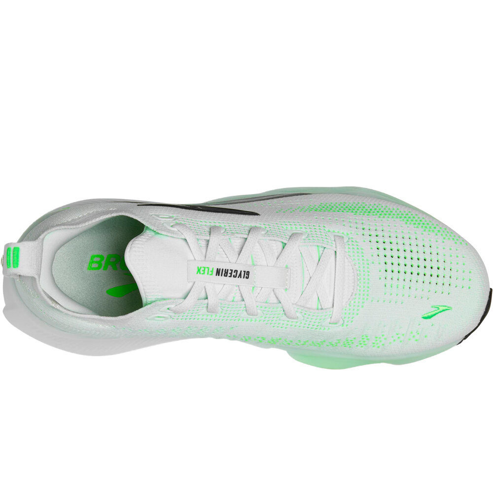 Brooks zapatilla running hombre GLYCERIN FLEX BLANCO 05
