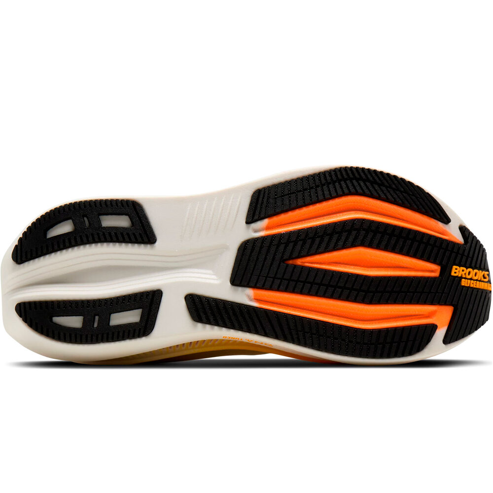 Brooks zapatilla running hombre GLYCERIN MAX 2 NARANJA vista superior