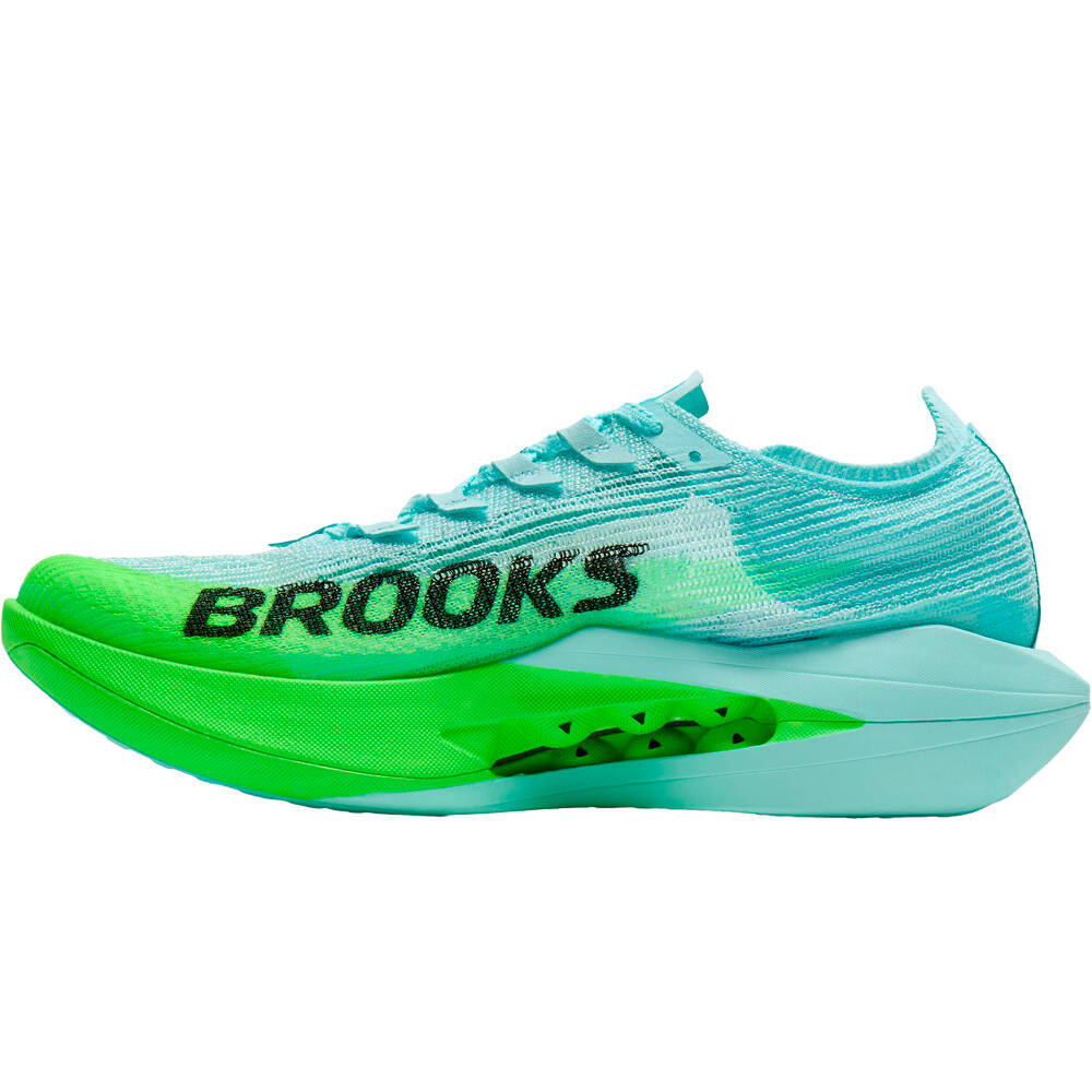 Brooks zapatilla running hombre HYPERION ELITE 5 VERDE puntera