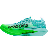 Brooks zapatilla running hombre HYPERION ELITE 5 VERDE puntera