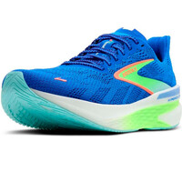 Brooks zapatilla running hombre HYPERION MAX 2 AZUL lateral interior