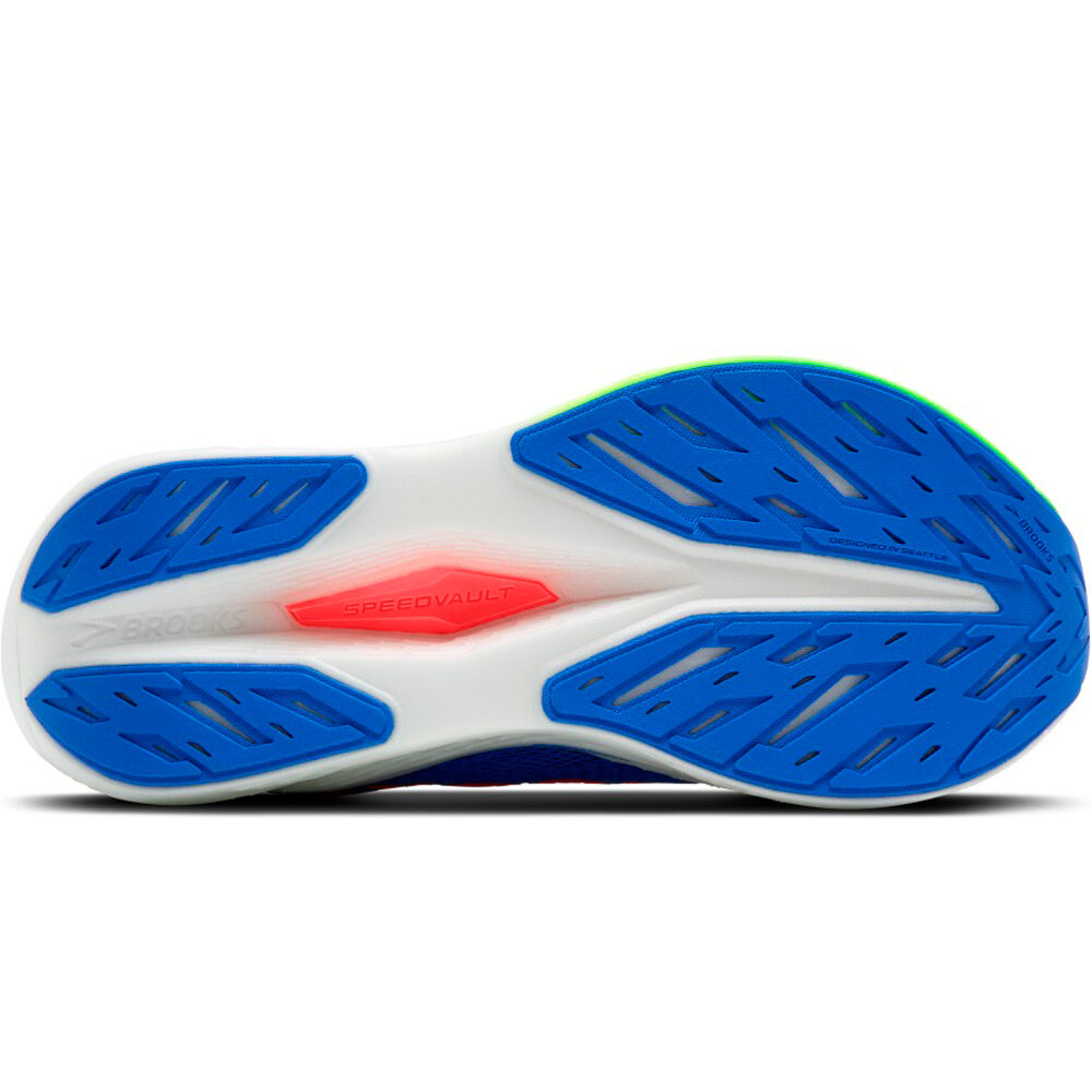 Brooks zapatilla running hombre HYPERION MAX 2 AZUL vista trasera