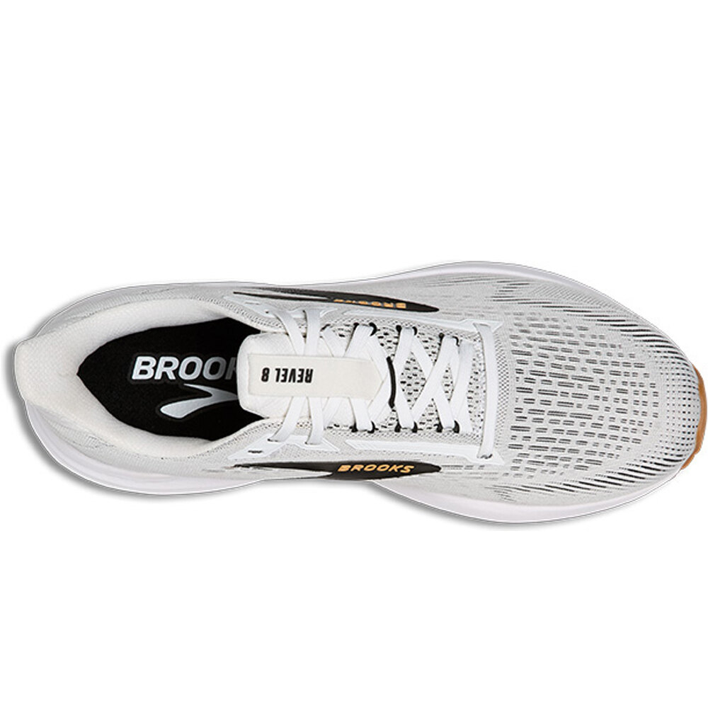 Brooks zapatilla running hombre REVEL 8 BLANCO 05