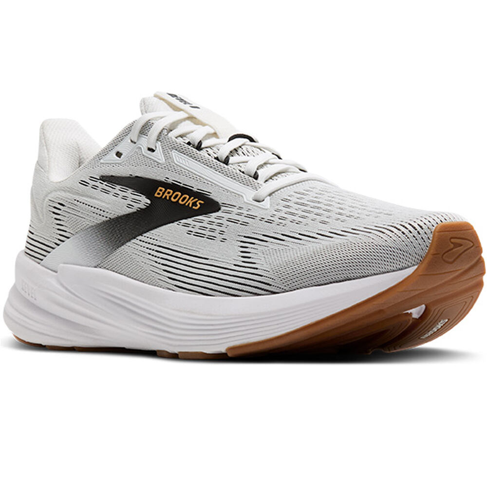 Brooks zapatilla running hombre REVEL 8 BLANCO lateral interior