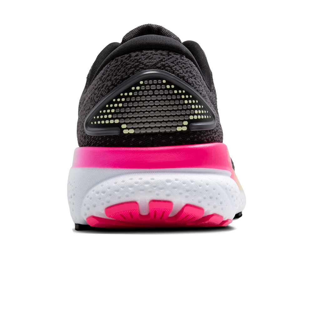 Brooks zapatilla running mujer GHOST 16 NEGRO vista trasera