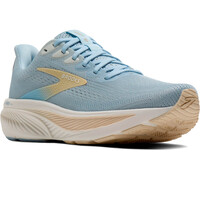Brooks zapatilla running mujer GHOST 17 AZUL lateral interior