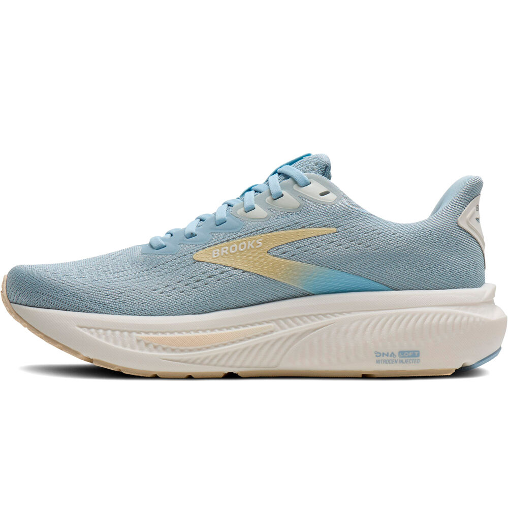 Brooks zapatilla running mujer GHOST 17 AZUL puntera