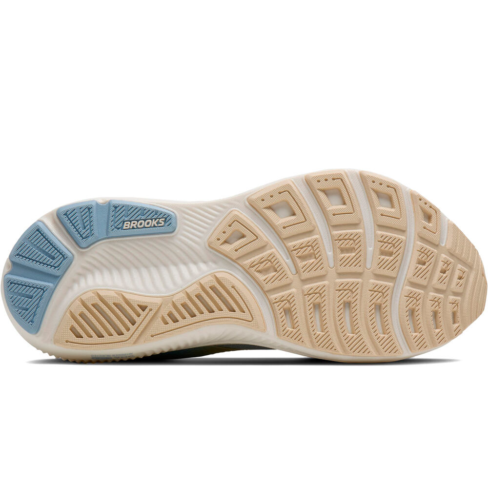 Brooks zapatilla running mujer GHOST 17 AZUL vista superior