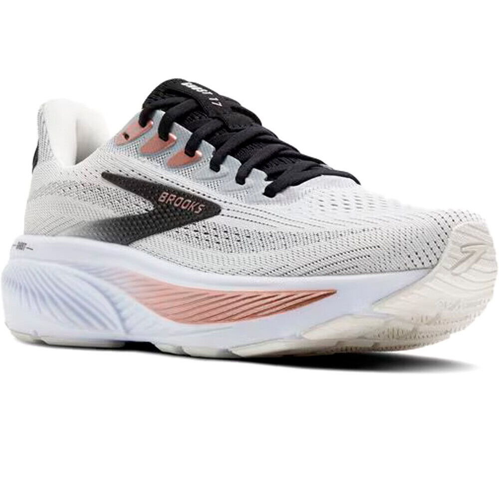 Brooks zapatilla running mujer GHOST 17 BLANCO lateral interior