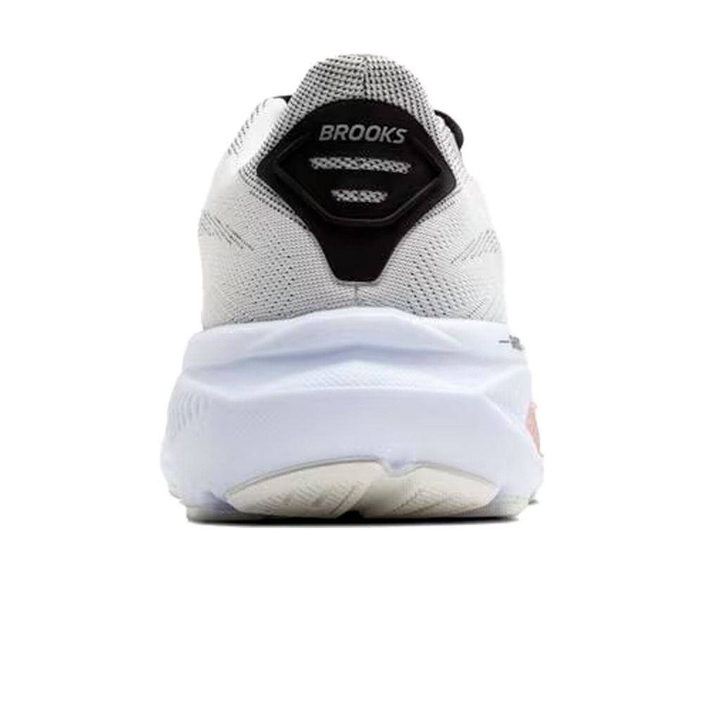 Brooks zapatilla running mujer GHOST 17 BLANCO vista trasera