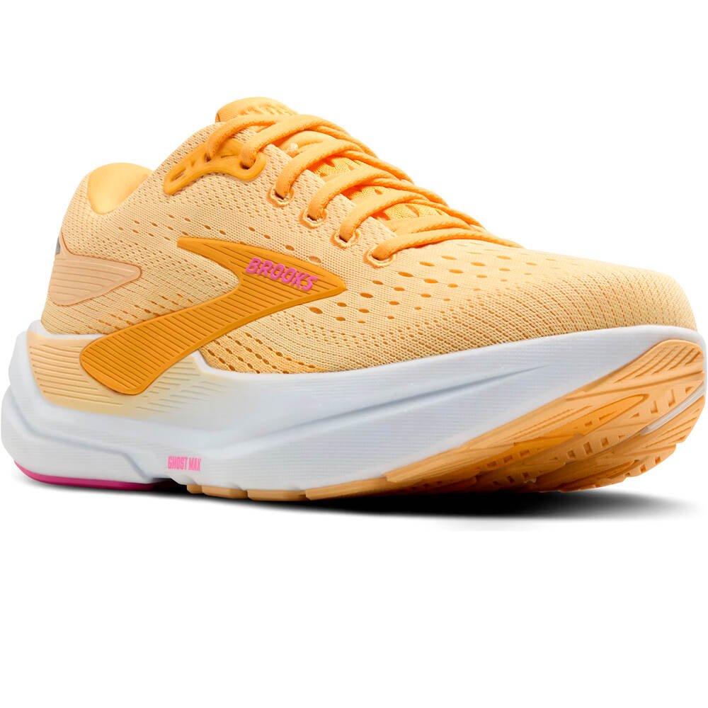 Brooks zapatilla running mujer GHOST MAX 3 NARANJA lateral interior