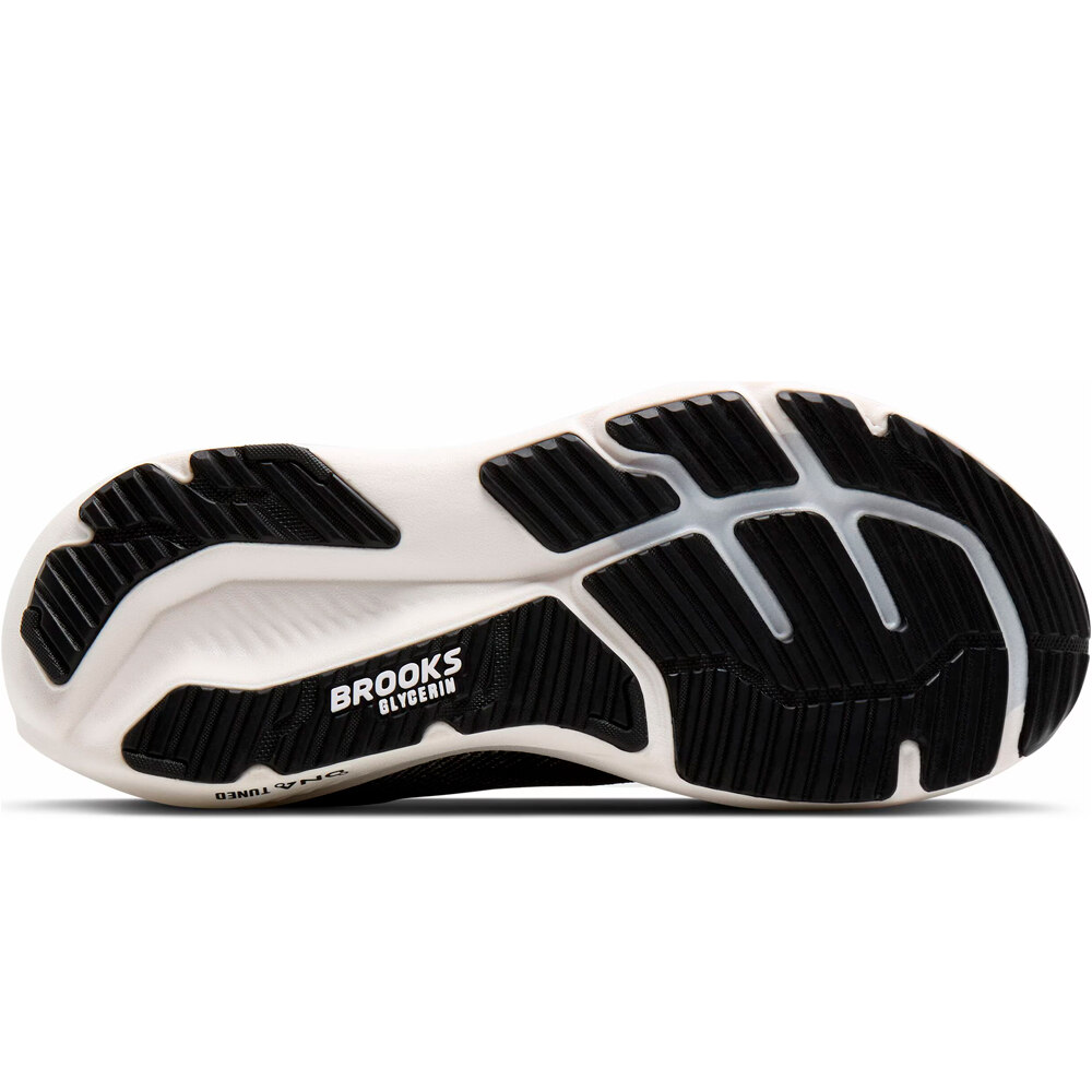 Brooks zapatilla running mujer GLYCERIN 23 NEGRO vista superior