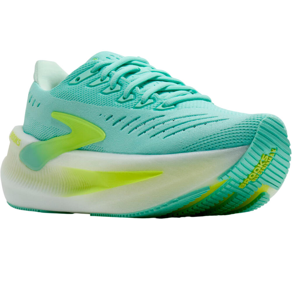 Brooks zapatilla running mujer GLYCERIN MAX 2 VERDE lateral interior