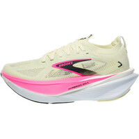 Brooks zapatilla running mujer HYPERION MAX 3 AMARILLO lateral exterior