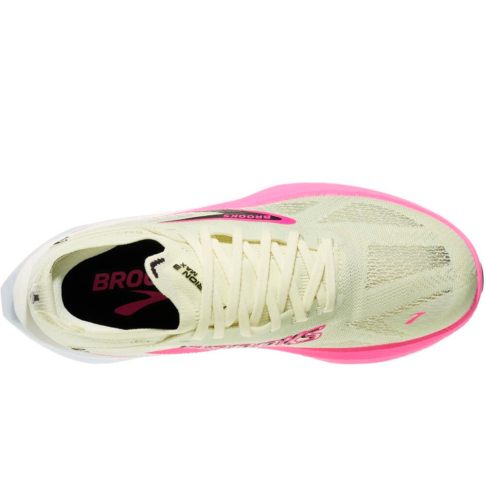 Brooks zapatilla running mujer HYPERION MAX 3 AMARILLO vista superior