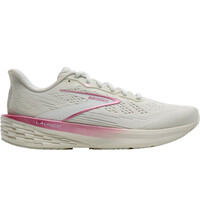 Brooks zapatilla running mujer LAUNCH 12 BLANCO lateral exterior