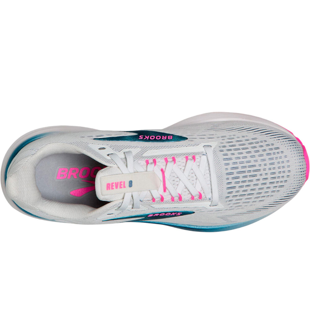 Brooks zapatilla running mujer REVEL 8 BLANCO 05