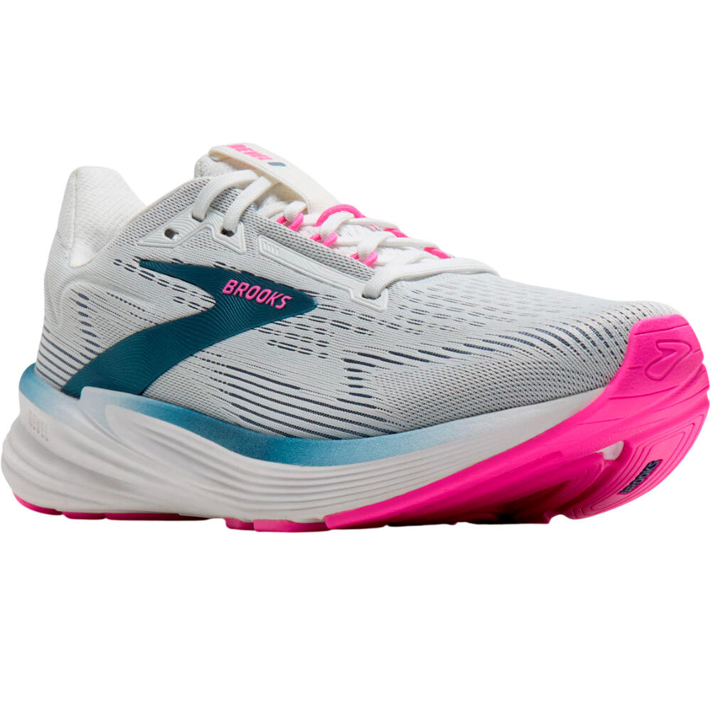 Brooks zapatilla running mujer REVEL 8 BLANCO lateral interior