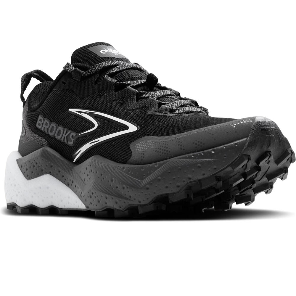 Brooks zapatillas trail hombre CALDERA 8 NEGRO lateral interior