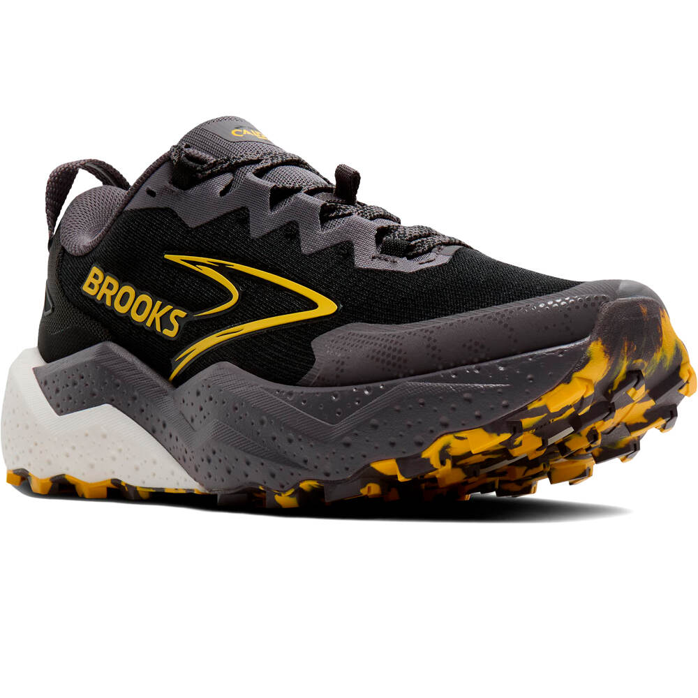 Brooks zapatillas trail hombre CALDERA 8 NEGRO lateral interior