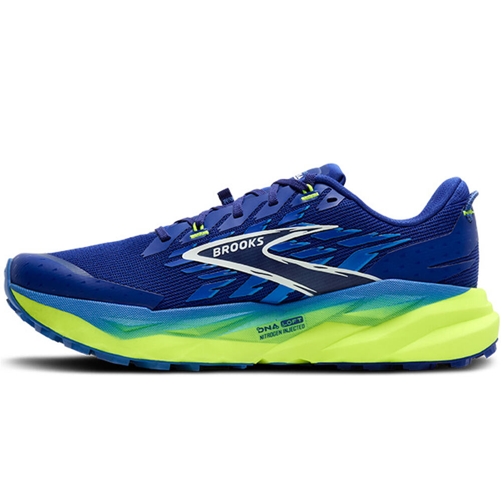 Brooks zapatillas trail hombre CASCADIA 19 AZUL puntera