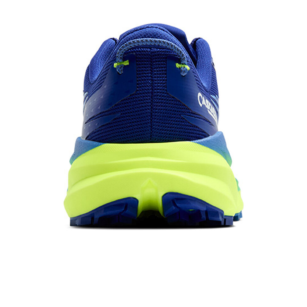 Brooks zapatillas trail hombre CASCADIA 19 AZUL vista trasera