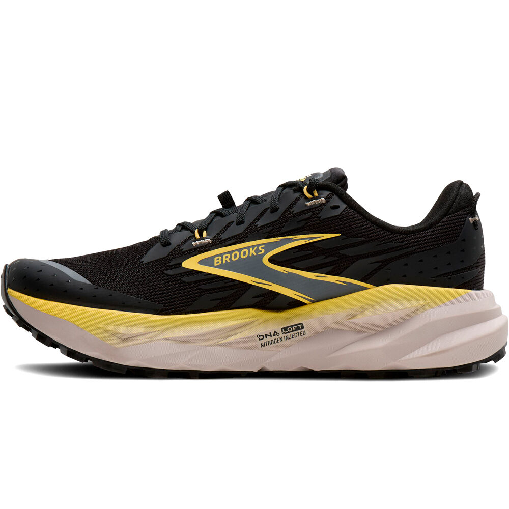 Brooks zapatillas trail hombre CASCADIA 19 NEGRO puntera