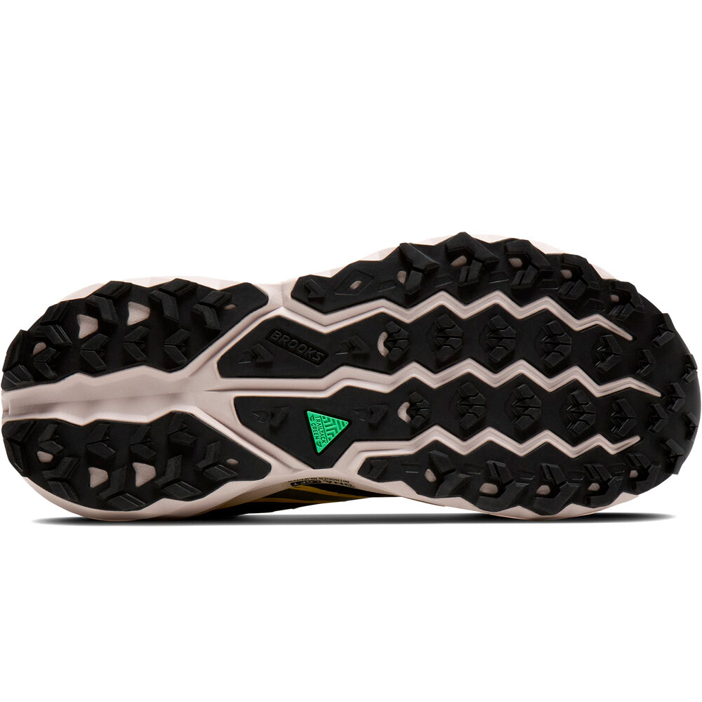 Brooks zapatillas trail hombre CASCADIA 19 NEGRO vista superior