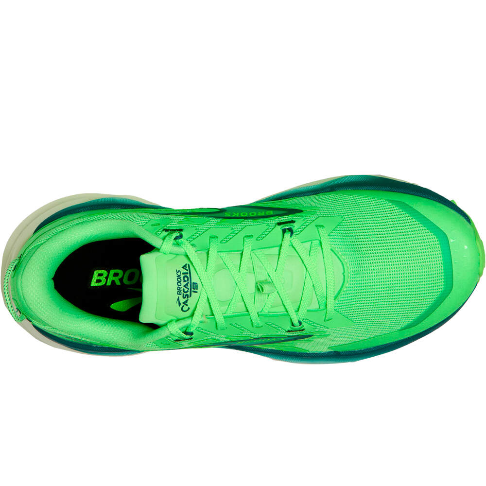 Brooks zapatillas trail hombre CASCADIA 19 VERDE 05
