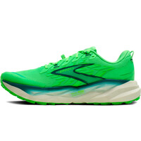 Brooks zapatillas trail hombre CASCADIA 19 VERDE puntera