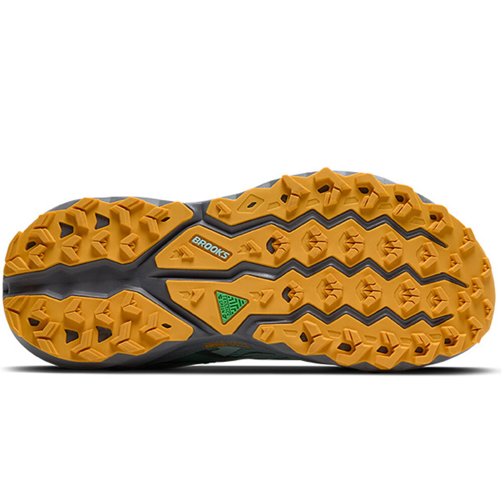 Brooks zapatillas trail mujer CASCADIA 19 AZUL vista superior