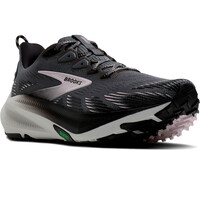 Brooks zapatillas trail mujer GHOST TRAIL NEGRO lateral interior