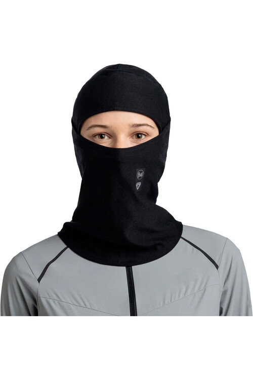 BUFF THERMONET HINGED BALACLAVA SOLID BLACK negro