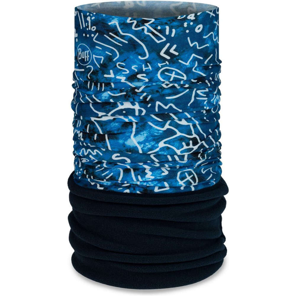Buff tubular infantil POLAR TIVAT AZUL vista frontal