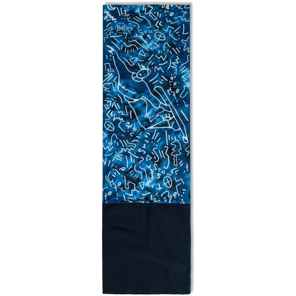 Buff tubular infantil POLAR TIVAT AZUL vista trasera